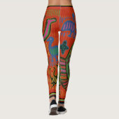 Leggings Kuna Indian Mola (Dos)