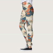 Leggings La beauté des palais coréens (Gauche)