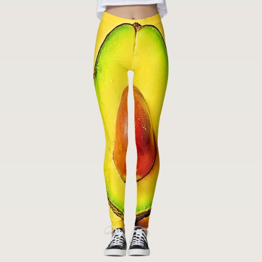 Leggings La beauté d'une conception d'Avocado saine (Devant)