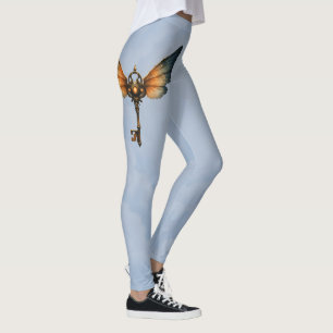Leggings La Clé de l'Éternité – Ailes Steampunk