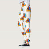 Leggings La conception amusante de Thanksgiving de style ca (Gauche)