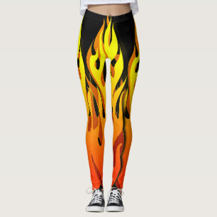 Leggings La copie du feu a conçu des guêtres