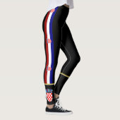 Leggings La Croatie barre le drapeau (Droite)
