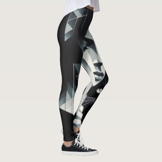 Leggings La dame du chat Graffiti (Droite)