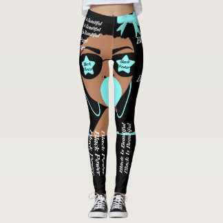 Leggings La Dame Survivante Des Jambes De Pouvoir Noir Pour