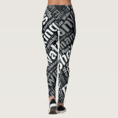 LEGGINGS LA DANSE AFRO-AMÉRICAINE SE DÉPLACE (Dos)