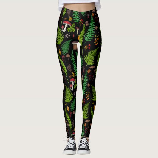 Leggings La faune et la flore des bois (Devant)