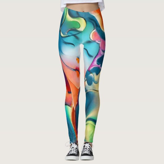 Leggings La femme est une rêveuse (Devant)
