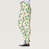 Leggings La fête de la Saint-Patrick, la bière verte et la  (Gauche)