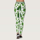 Leggings La Fête de la Saint-Patrick Shamrock & Schláinte (Dos)