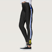 Leggings La Finlande barre le drapeau (Gauche)