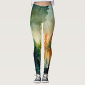 Leggings La forêt (nature) (Devant)