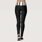 Leggings La forme physique en noir et blanc - DO-IT-YOURSEL (Dos)