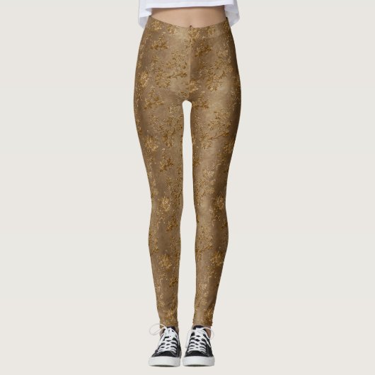 Leggings La gamme Gold Velvet Design 10 (Devant)