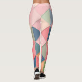 Leggings la géométrie colorée de guêtres (Dos)