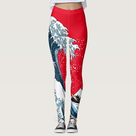 Leggings La Grande Vague (Devant)
