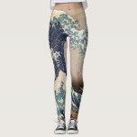Leggings La grande vague outre de Kanagawa<br><div class="desc">La grande vague outre de Kanagawa est une copie de bois de graveur par l'artiste japonais Hokusai. Elle a été éditée un jour ou l'autre entre 1830 et 1833 vers la fin de la période d'Edo comme la première copie de la série de Hokusai trente-six vues du mont Fuji. Elle...</div>