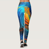 Leggings La Lave Océanique "Tempestial" (Dos)