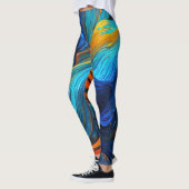 Leggings La Lave Océanique "Tempestial" (Gauche)