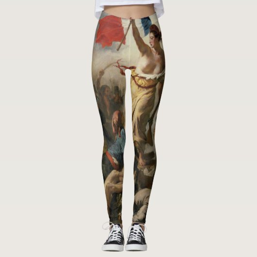 Leggings La liberté à la tête du peuple, Delacroix (Devant)