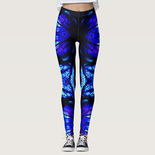 Leggings La lueur bleue d'avatar (Devant)