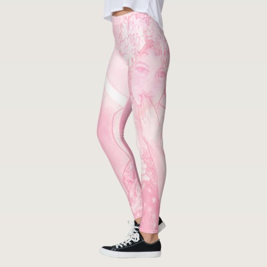 Leggings "La Lune" de Mucha Pink (Gauche)