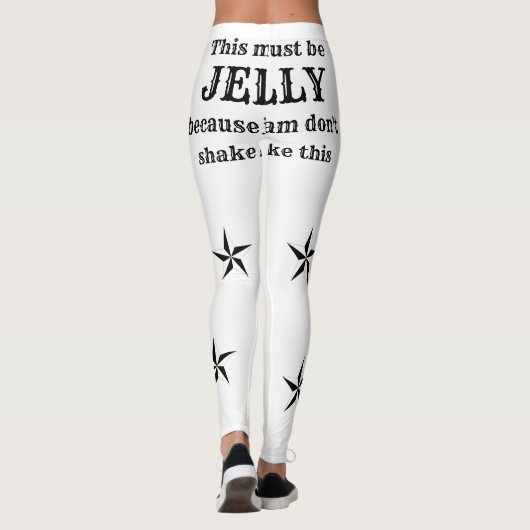 Leggings La mode de l'exercice amusant féminin JELLY SHAKE (Dos)