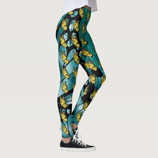 Leggings La mode pop papillon sociale (Droite)