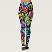 Leggings La mode pop papillon sociale (Dos)