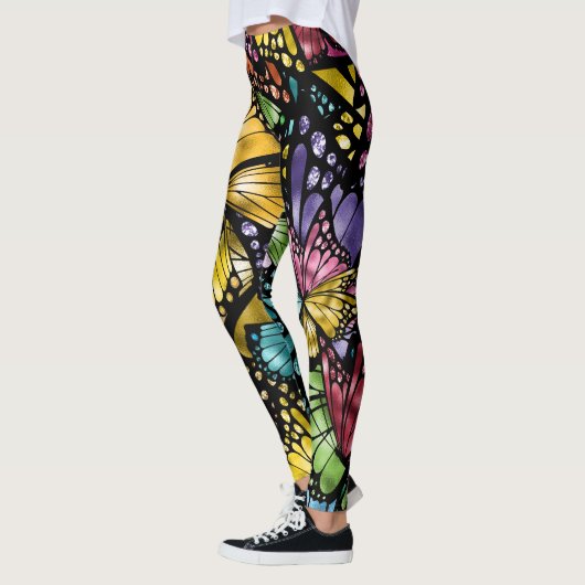 Leggings La mode pop papillon sociale (Gauche)