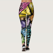 Leggings La mode pop papillon sociale (Dos)