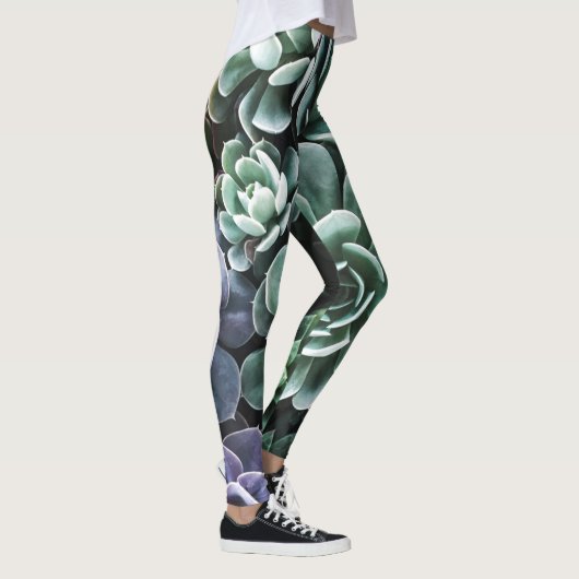 Leggings La nature Plante verte Succulente (Droite)