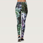 Leggings La nature Plante verte Succulente (Dos)