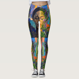 Leggings La nature répare ce qui se brise (avec légende)