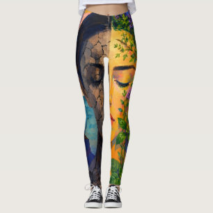 Leggings La nature répare ce qui se brise – Un portrait de