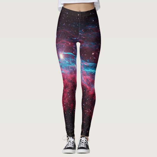 Leggings La nébuleuse de galaxie tient le premier rôle des (Devant)