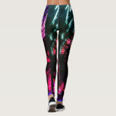 Leggings La nuit de Vegas allume des guêtres (Dos)