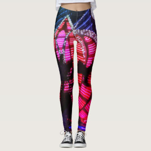 Leggings La nuit de Vegas allume des guêtres