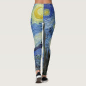 Leggings La nuit étoilée de Van Gogh (Dos)