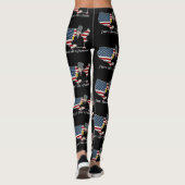 Leggings La partie aiment un patriote (Dos)