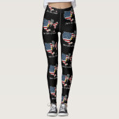 Leggings La partie aiment un patriote (Devant)