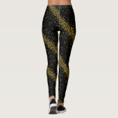 Leggings La partie de confettis d'or pointille la couleur (Dos)