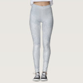 Leggings La Parties scintillant neige blanche d'hiver Spark (Devant)