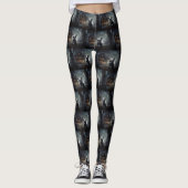 Leggings La peur de l'Halloween (Devant)
