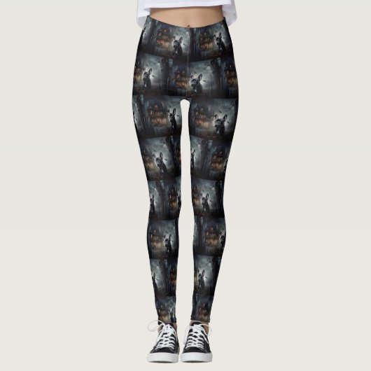 Leggings La peur de l'Halloween (Devant)