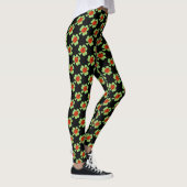 Leggings La Polka Shamrock verte point Ladybug St. Patrick' (Droite)