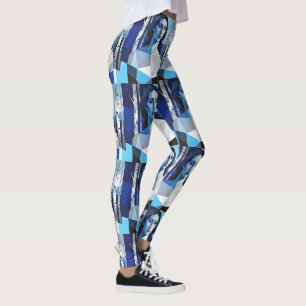 Leggings La Pose de « Caelith » – Un Portrait Abstrait