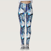 Leggings La Pose de « Caelith » – Un Portrait Abstrait (Devant)