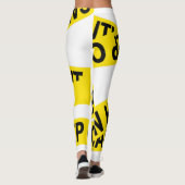 Leggings La précaution empêchent d'entrer la bande (Dos)