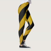 Leggings La précaution noire jaune du trafic barre des (Droite)
